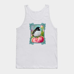 Spring Garden Junco With Heart Tank Top